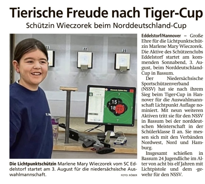 Tierische Freude nach Tiger-Cup